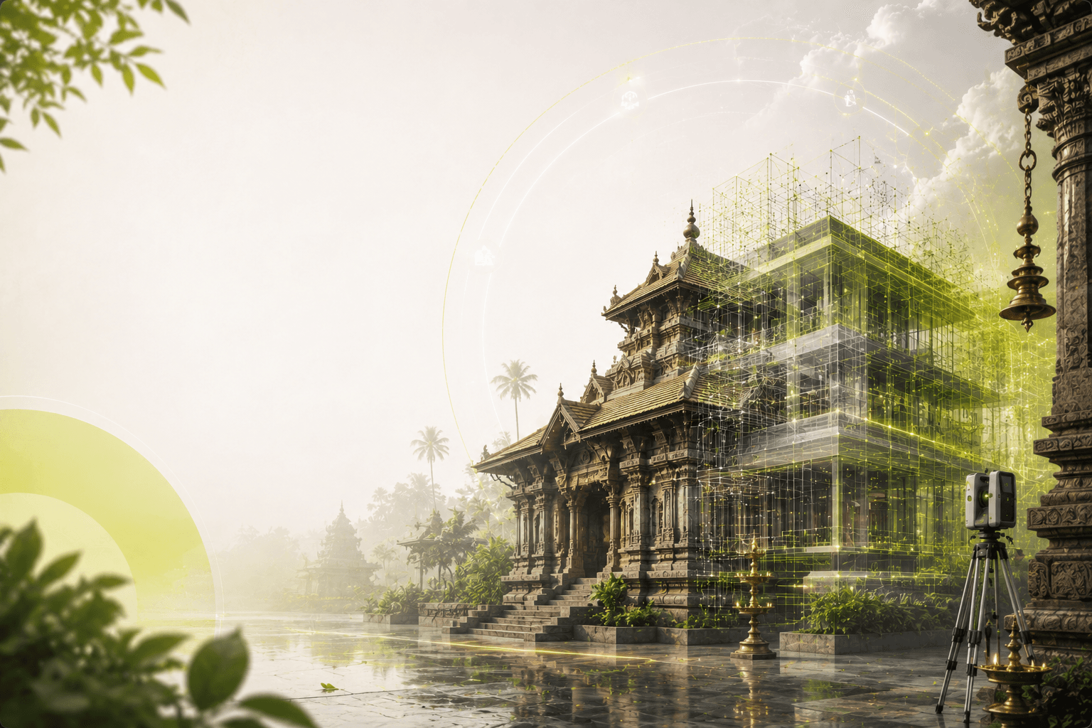 Heritage structure documented with digital workflows